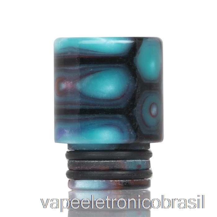 Vape Eletronico 510 Resina De Pele De Cobra Alta Ponta De Gotejamento Azul